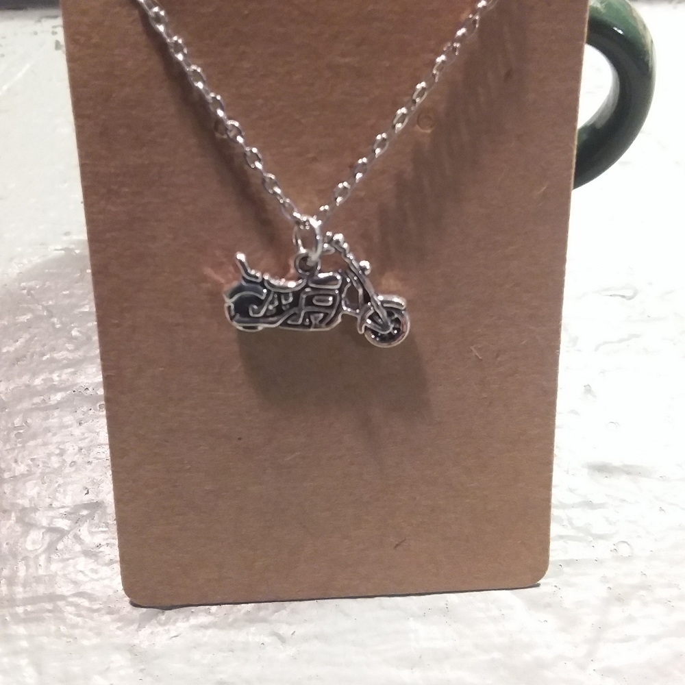Motorcycle Necklace - Picture 2 of 2